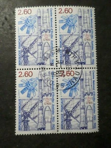 FRANCE 1982 BLOC timbre 2213 oblitéré 1° JOUR, ESPACE FUSEE SATELLITE, VF - Photo 1/1