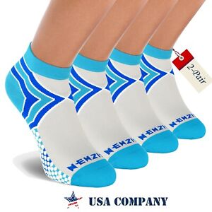 ⭐️2 PAIR | NEWZILL Low Cut Compression Socks Unisex Running Socks 15-20 mmHg⭐