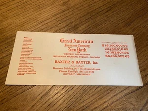 Vintage Ink Blotter Paper-Advertising- New York & Detroit- 1931 - Picture 1 of 2