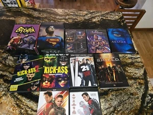 DVD'S BATMAN KOMPLETTE SERIE, 4 SUPERMAN FILME, KICK ASS 11,99 $ - Bild 1 von 4