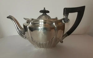 TEIERA IN ARGENTO MASSICCIO  SHEFFIELD 1904/5  CB&S - Foto 1 di 4