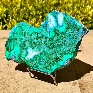 1.27LB Natural polyophthalmic Silicon malachite crystal gloss mineral specimen - Bild 1 von 14