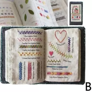 With Embroidery Stitch Name DIY Stitch Book for Beginners Adult Crafts Hot - Picture 1 of 16