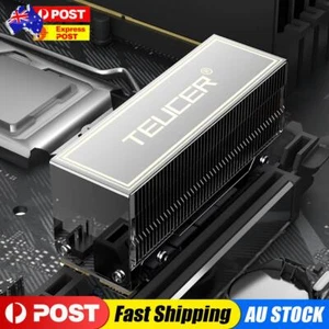 M. 2 2280 SSD Heat Sink Double Copper Pipe with Thermal Silicone Pad SSD Cooler - Picture 1 of 11