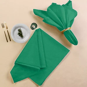 100% Cotton Cloth Napkins 18x18 inch Cocktail Party Dinner Table Decor Pack 12 - Picture 1 of 26