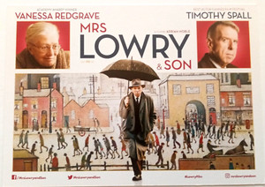 Film Postcard  x 1 - Mrs Lowry & Son  Vanessa Redgrave Timothy Spall  L S Lowry