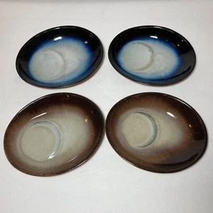 Peter Pots-Marrón/Azul Esmalte por Goteo-Platillo Central 5.5 x 7" (4) De Colección MCM Cerámica - Imagen 1 de 16