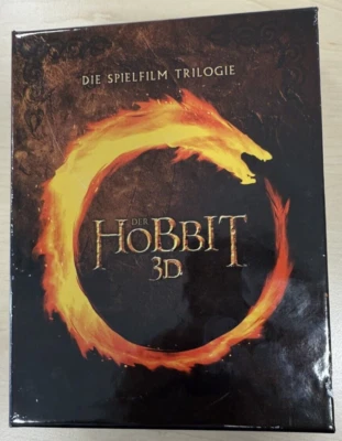 Der Hobbit Trilogie Blu-Ray und 3D Blu-ray,  12-Disc Boxset - Bild 1 von 4