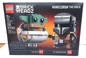 LEGO Brickheadz 75317 The Mandalorian & The Child NEW, SEALED. DAMAGED BOX! - Picture 1 of 6
