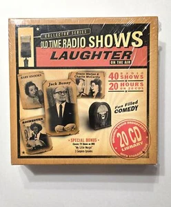 Old Time Radio Shows: Laughter on the Air (Collector Series) 20 CDs - Imagen 1 de 2