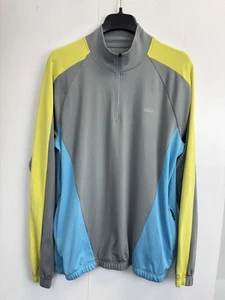 ASOS 4505 Men’s Size M Workout 1/4 Zip Pullover Grey Colorblock - Picture 1 of 10
