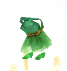 Dawn and Friends Fashion GREEN FLING #8113 with shoes Topper Used Vintage - Picture 1 of 3