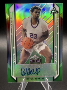 2022 Leaf Metal Bryce Hopkins #BA-BH1 Auto /10 Rookie Kentucky - Imagen 1 de 3