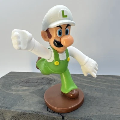 Figura de acción Fire Power Luigi 3,5" McDonald's #7 Super Mario Brothers 2018 Foto 1 de 4