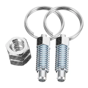 2 Pcs Position Pin Spring Return Knob Plunger Industrial Plungers Pull - Picture 1 of 12
