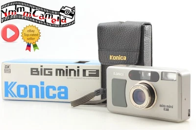 Cámara fotográfica compacta Konica Big Mini F LCD funciona [COMO NUEVA en caja] de JAPÓN Foto 1 de 4