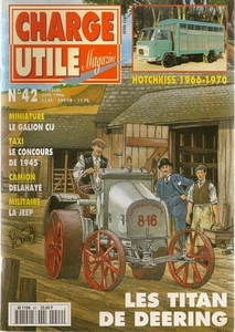 CHARGE UTILE 42 CAMION HOTCHKISS 1966 1970 DELAHAYE JEEP SIDES FEU HYDROCARBURES - Imagen 1 de 1