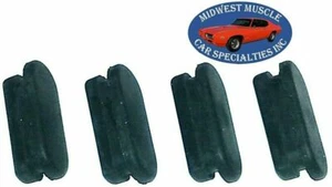 Drum Brake Adjuster Plug Covers Rubber Front Rear Axle GM NOS Quality 4pcs KE - Picture 1 of 10