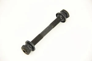 Bicycle Bike Front Axle Hollow Axle 3/8 X 108mm Hub Black - Picture 1 of 5