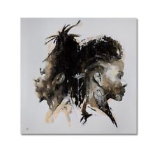 Shai-Yossef-large-oil-painting-wall-art-portrait African black art man woman