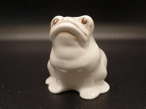 Vintage COALPORT FROG Made in England Bone China White Figurine - Picture 1 of 4