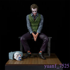 Heath Ledger Black Knight Joker Suicide Squad Model Figure Decoration Statue New