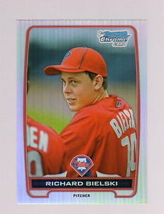 2012 (PHILLIES) Bowman Chrome Draft Draft Picks Refractors #BDPP97 Bielski
