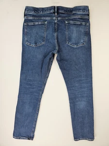 J. Crew Größe 34 x 30 Herren 484 Stretch Slim Schmal Tapered Leg Blau Denim Jeans - Bild 1 von 12