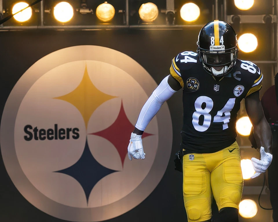 Impresión fotográfica brillante 28 Antonio Brown #84 Pittsburgh Steelers NFL 8"X10" Foto 1 de 1