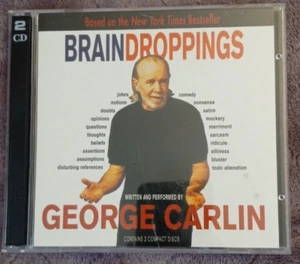 George Carlin Braindroppings 2 Compact Discs Unabridged Excerpts 2.5 Hours - Picture 1 of 4