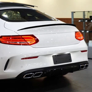 ALERÓN TRASERO BENZ C205 CLASE C COUPE AMG 2015-2021 NEGRO BRILLANTE ALERÓN - Imagen 1 de 11