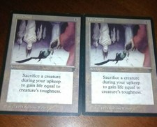 Magic MTG Life Chisel Legends (2) see pics lp