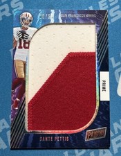 2020 Panini Player Of The Day DANTE PETTIS NUMBER Game Used Prime Patch SP /51