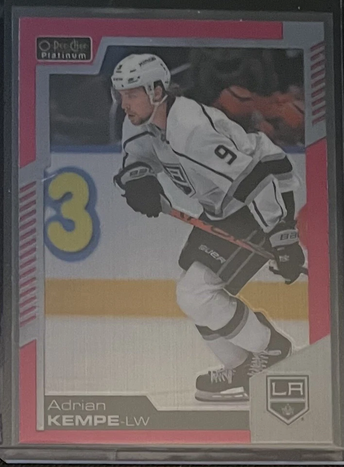 2020-21 Upper Deck O-Pee-Chee Platinum Matte Pink ADRIAN KEMPE #58 Kings UD OPC - Image 1 of 2