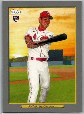 2020 Topps Update Turkey Red RC Rookie Shogo Akiyama #TR-14 Cincinnati Reds - Image 1 of 2