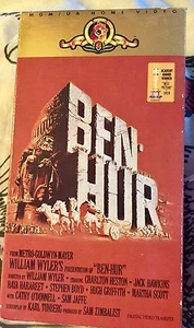 BEN-HUR (1959) MGM, Charleston Heston : VHS Boxed Set (2 Tapes) FREE SHIPPING! - Imagen 1 de 1