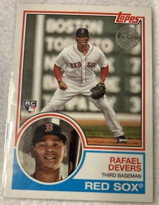 2018 Topps Update Series - 1983 Topps Design #83-47 Rafael Devers (RC) - Image 1 of 2