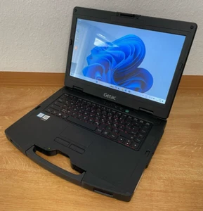 Outdoot Semi Rugged Laptop Getac S410 G3 I5 8GB-RAM 256SSD de-Backlit WINDOW11 - Picture 1 of 6
