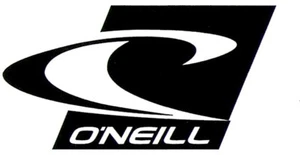 Pegatina de tienda de surf O'NEILL, ROPA DE SURF, TRAJES DE NEOPRENO LOGOTIPO 6"" X 3,25"" BLANCO Y NEGRO NUEVO - Imagen 1 de 3