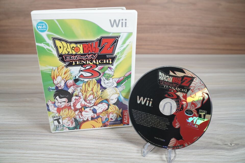 Dragon Ball Z: Budokai Tenkaichi 3 (Nintendo Wii, 2007) Complete -Tested &  Works 742725275584