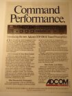 Adcom GTP 500 II Tuner Vorverstärker Befehl Leistung Vintage Druck Werbung