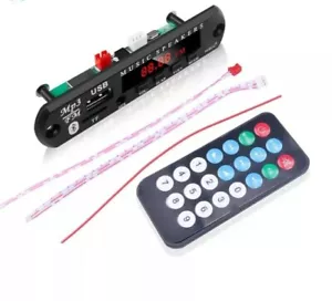 Neu Bluetooth 5.0 MP3 Decoder Platine DC 12V 15W X2 Auto FM Radio Modul Unterstützung USA - Bild 1 von 2