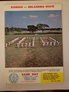 1969 Nov. 1 Kansas vs Oklahoma State- Official Football Prog/Band Day (MH127) - Picture 1 of 3