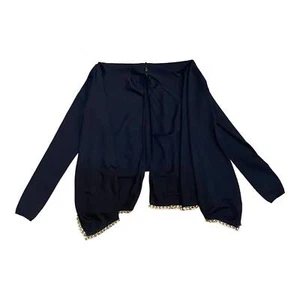 MAGLIA COPRISPALLE CARDIGAN DONNA GUESS MARCIANO 0GG5085569Z NERO ORIGINALE PE - Picture 1 of 2