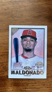 Topps Gallery 2018 edición privada #/250 no. 80 Martin Maldonado - Los Angeles Ang - Imagen 1 de 2