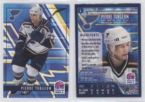 1999-00 Taco Bell St Louis Blues Pierre Turgeon #4 HOF