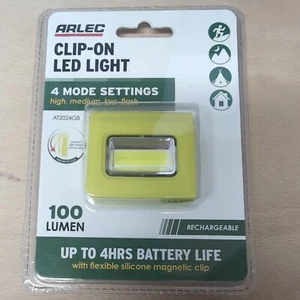 (R) Arlec Clip En Luz LED, 100 Lúmenes, 4 Modos, Nuevo - Imagen 1 de 2