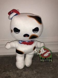9” Ghostbusters Toasted Stay Puft Burnt Marshmallow Toy Factory Plush Doll Cute - Picture 1 of 4