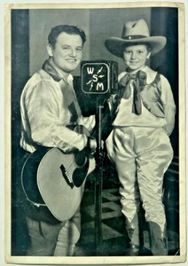 WSM Radio Nashville Tennessee ASHER DIMENSIONIMORE & LITTLE JIMMIE 1937 foto 4F - Foto 1 di 6