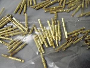 AMP 1-66569-0 Amplinite Electrical Gold Plate 18AWG x 10 Solder Cup Connectors - Picture 1 of 2